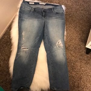 Torrid Boyfriend Jeans Ripped knee accents